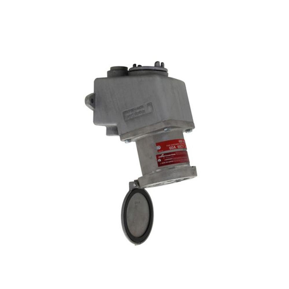 Tomacorriente para adosar con enclavamiento 3X30A+T 480V 1 salidas 11/4CL1.DIV1 UL
