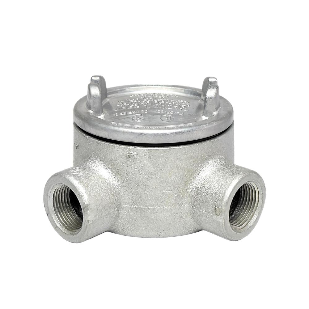 Caja de derivación redonda c/tapa rosca L 3/4", CL1.DIV1 UL