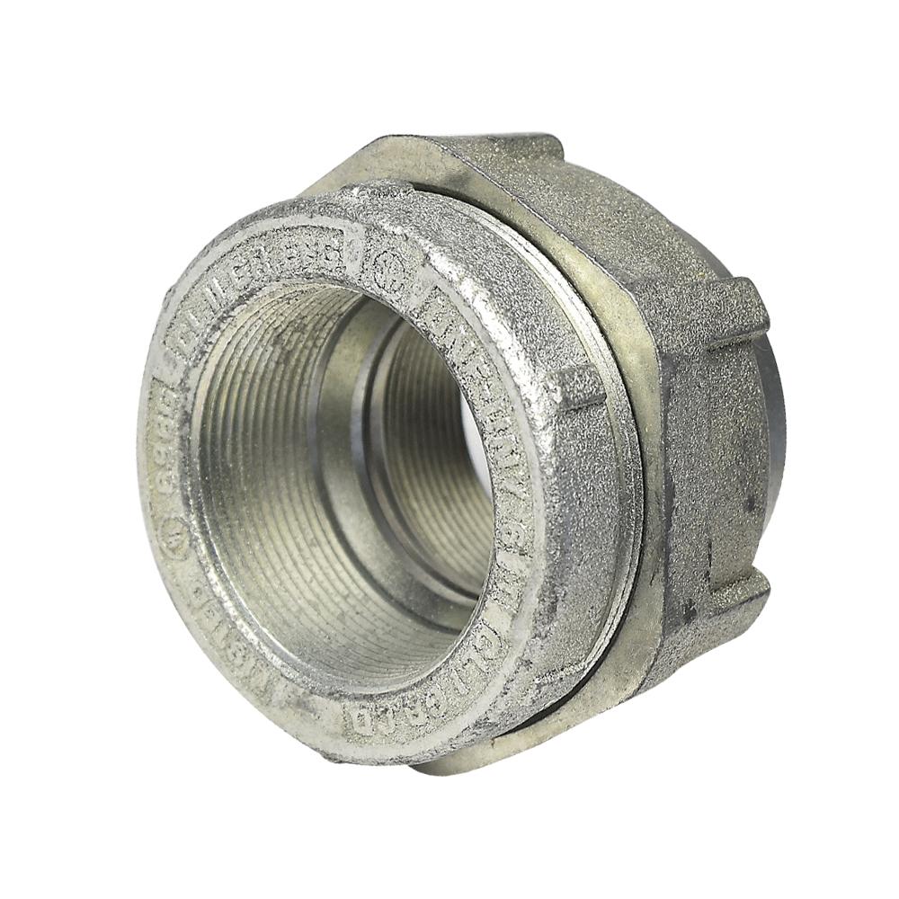 Unión doble hembra/hembra fierro electrogalvanizado 2", CL1.DIV1 UL