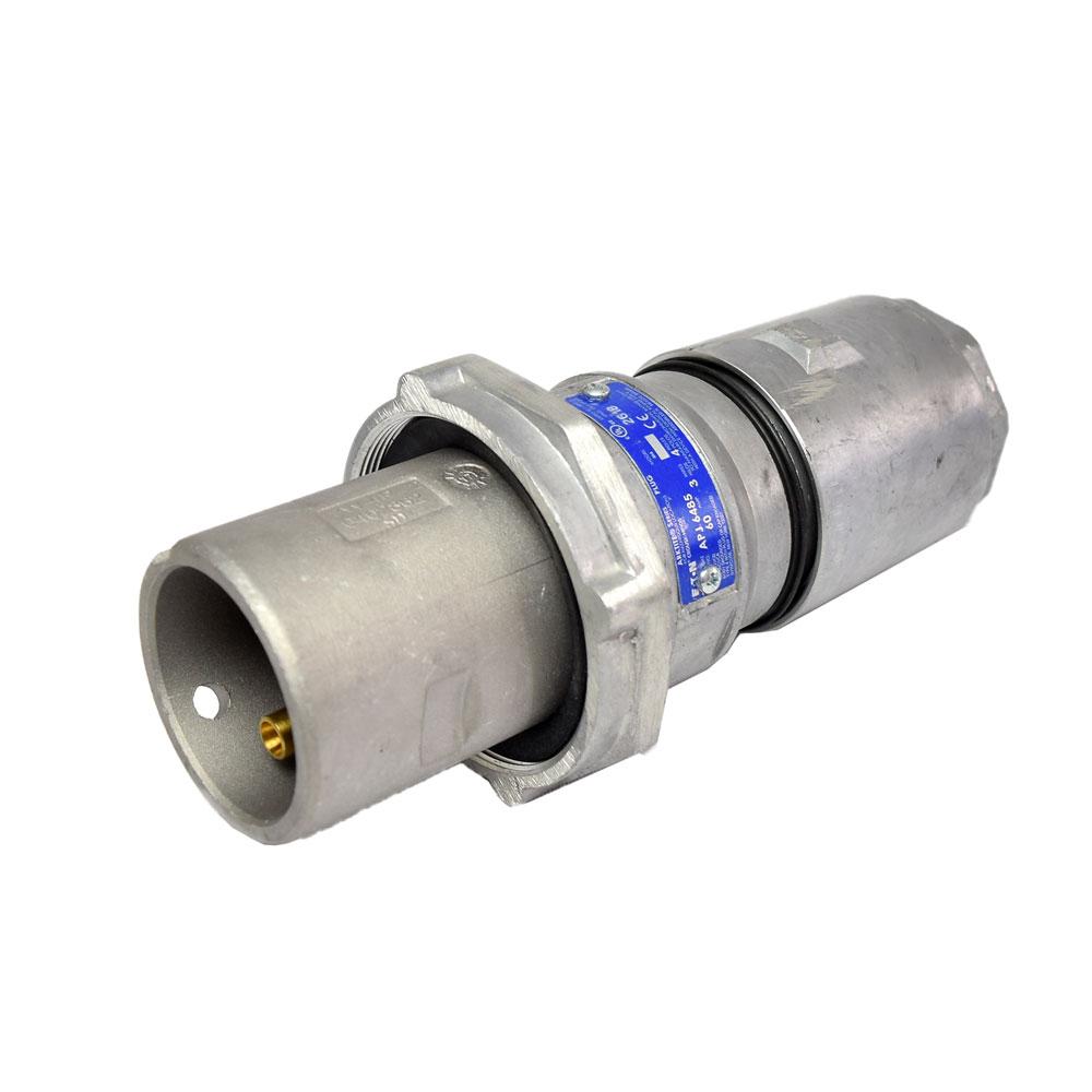 Enchufe industrial 3x60A+T 600V Heavy Duty NEMA 4, UL