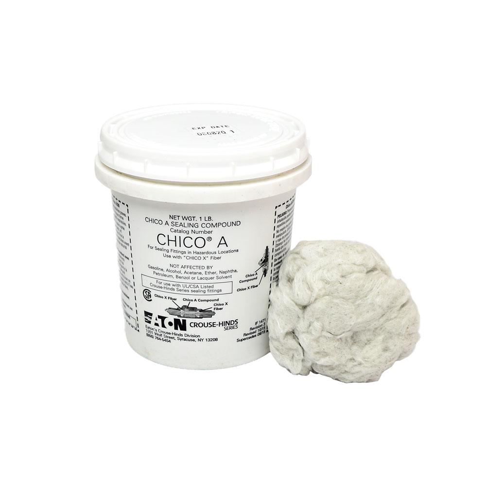Compuesto sellante 1lb+1Oz de fibra mineral de retención