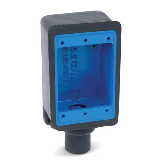 CAJA CONDULET RECTANGULAR SERIE FS 1 SALIDA 1/2" NPT REVESTIDA EN PVC OCAL-BLUE