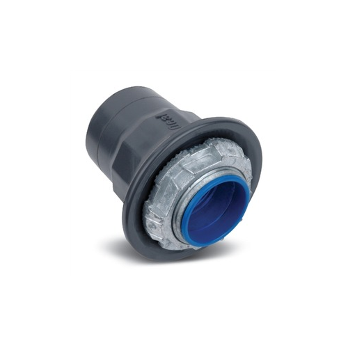 CONECTOR CONDUIT TIPO HUB CON AISLAMIENTO DE ACERO 2" NPT REVESTIDO EN PVC OCAL-BLUE