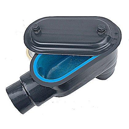 CAJA CONDULET FORM 7 TIPO LB 2" NPT REVESTIDA EN PVC OCAL-BLUE