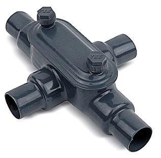 CAJA CONDULET FORM 7 TIPO X 1" NPT REVESTIDA EN PVC OCAL-BLUE