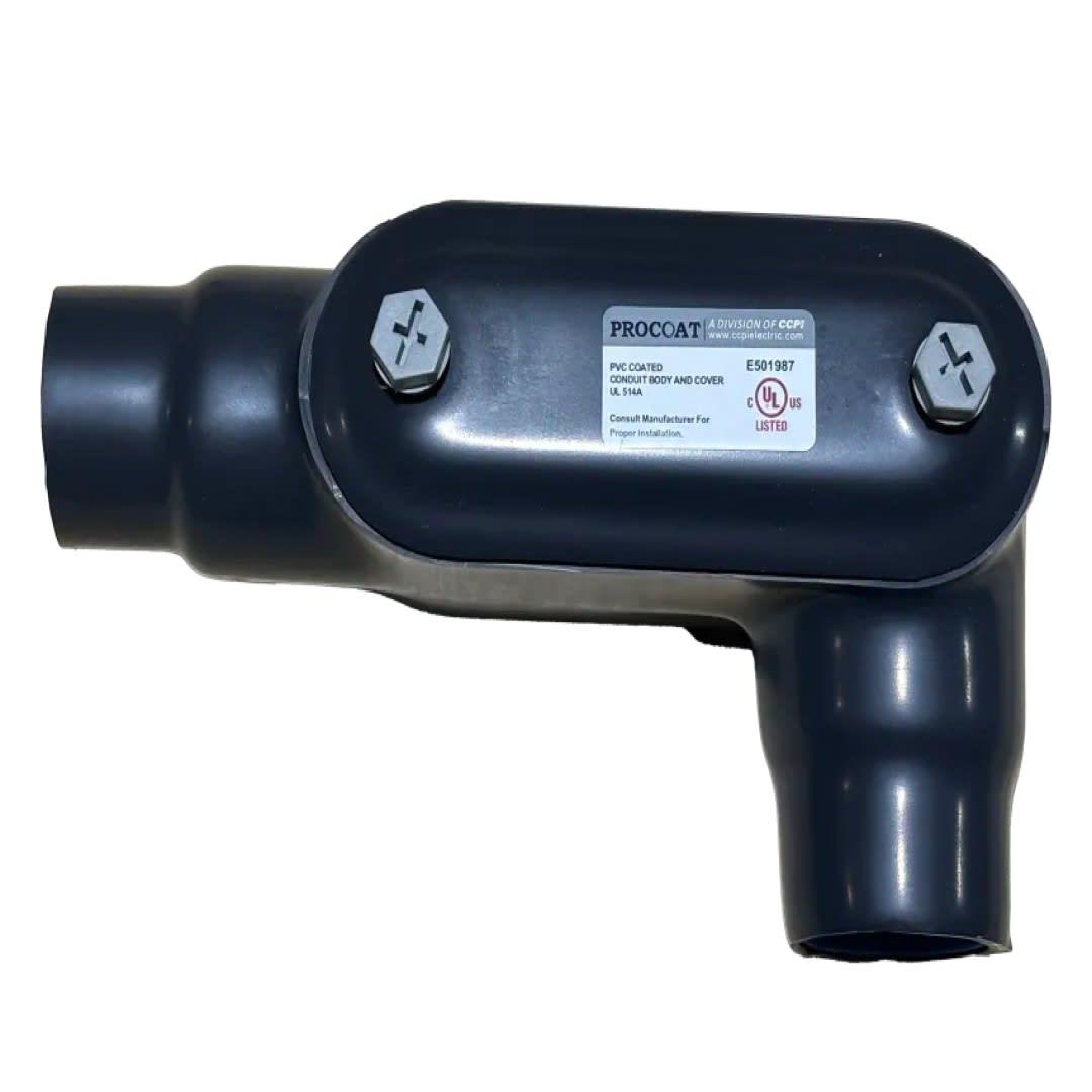 CAJA CONDULET FORM 7 TIPO LL 2" NPT REVESTIDA EN PVC, CERTIFICACIÓN ETL/UL PROCOAT