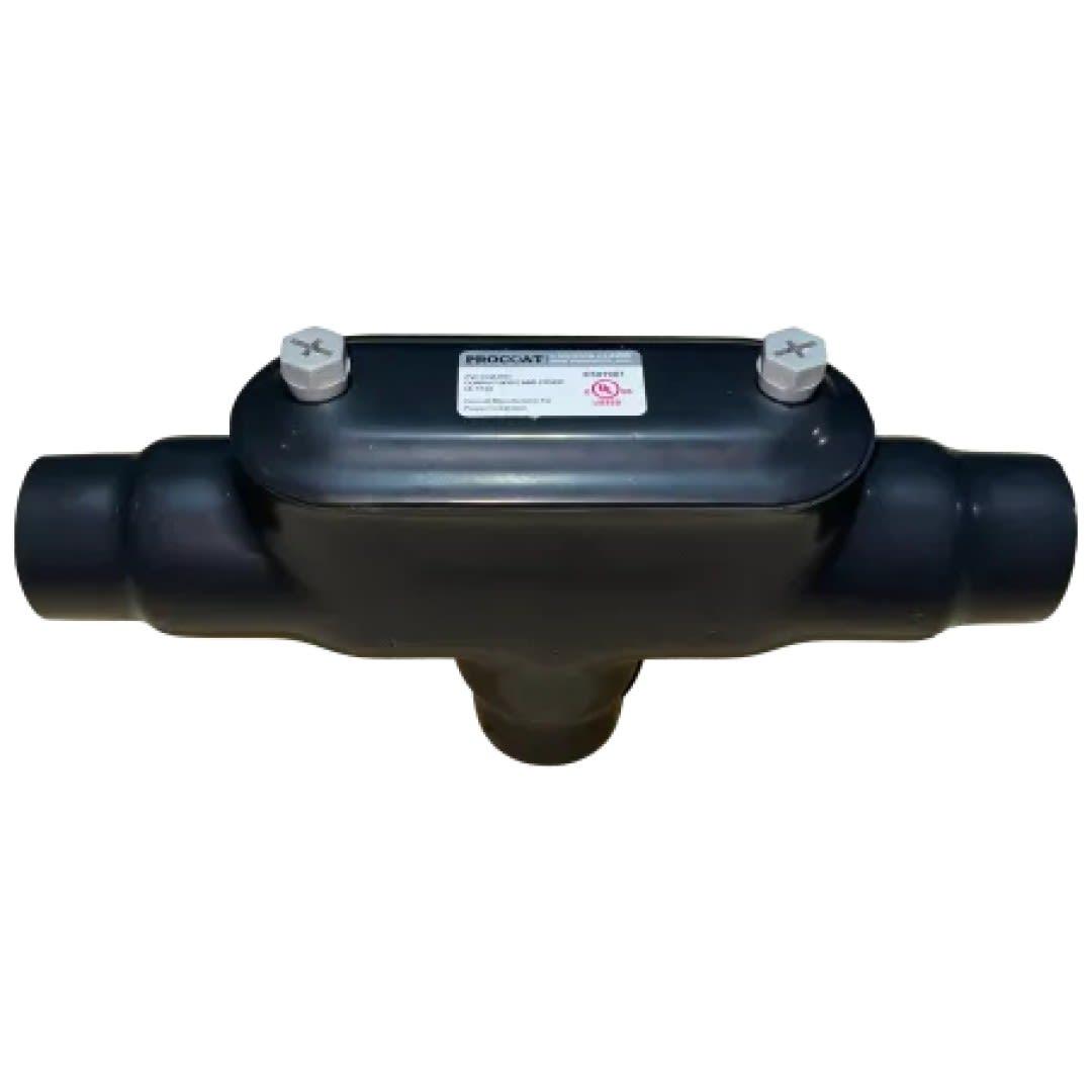 CAJA CONDULET FORM 7 TIPO TB 1" NPT REVESTIDA EN PVC, CERTIFICACIÓN ETL PROCOAT