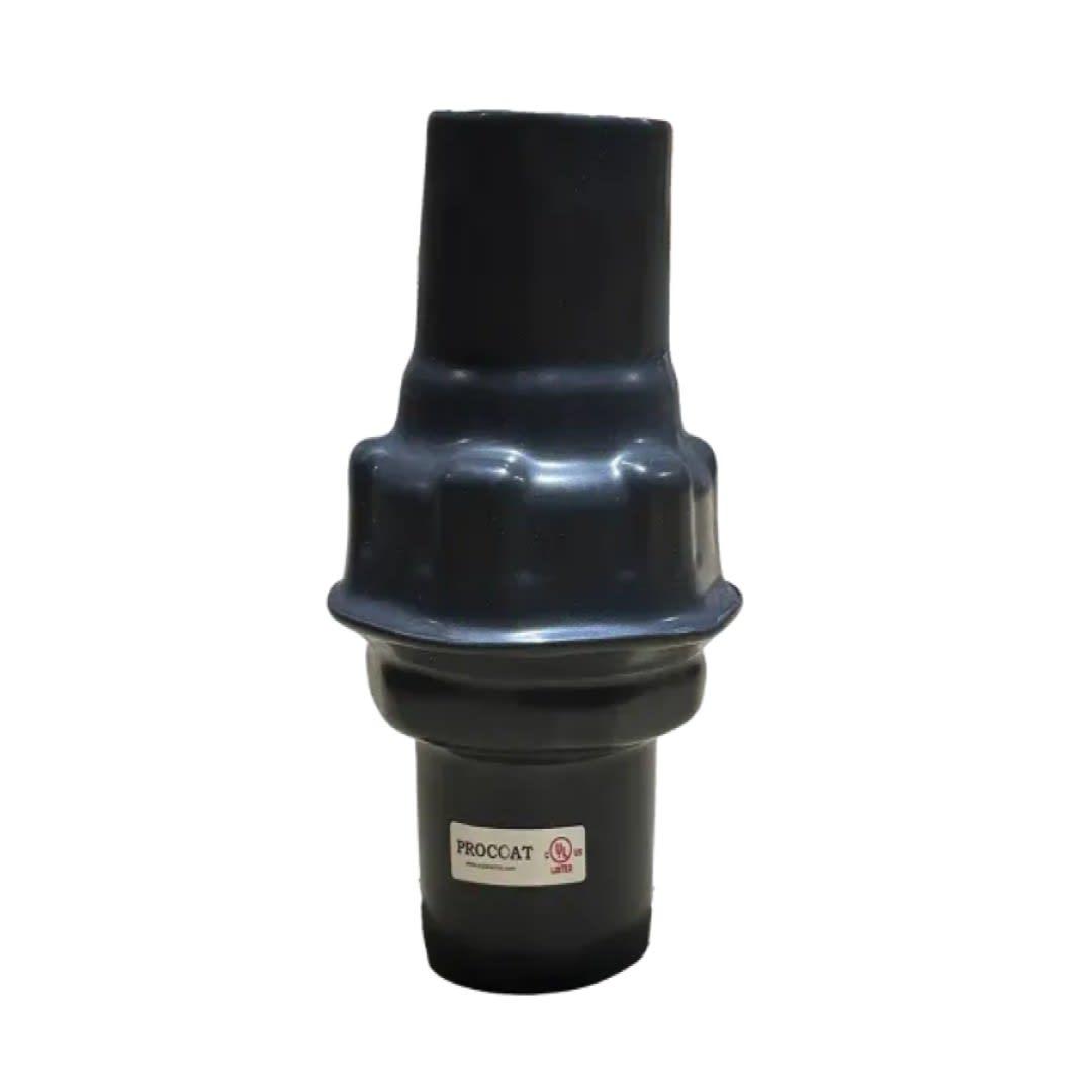 UNIÓN UNIVERSAL ANTIEXPLOSIVA HEMBRA-HEMBRA DE ACERO 1/2" NPT REVESTIDA EN PVC PROCOAT